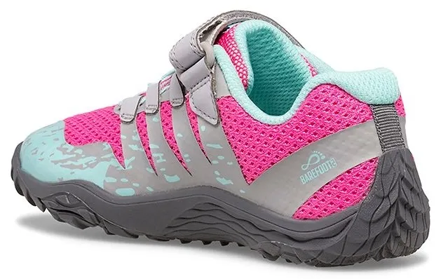 Barefoot Schoen Merrell Kids Trail Glove 5 A/C Grey Hot Pink Turquoise