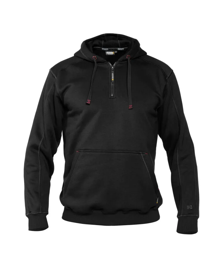 DASSY® Indy Sweater met kap Zwart maat 4XL