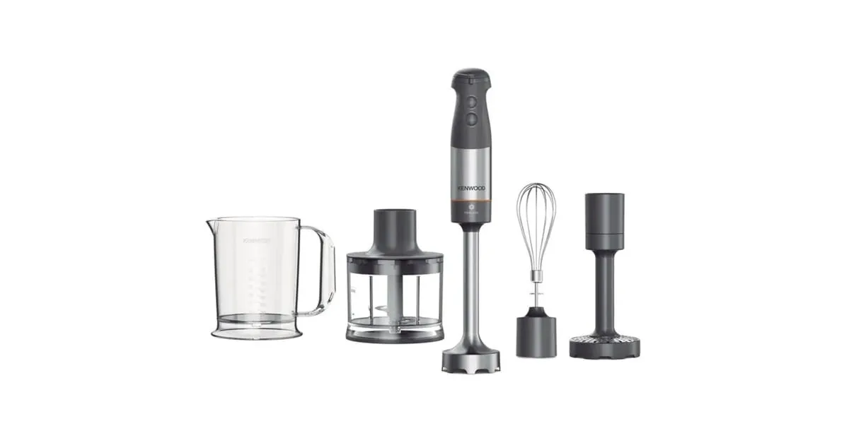 Kenwood Triblade XL+ Staafmixer HBM60.307GY (Grijs)