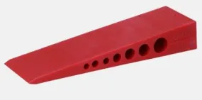 Kunststof wiggen 150x45x25 mm rood 35 st