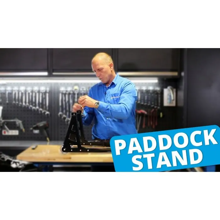 MOTOGP PADDOCKSTAND ACHTERWIEL  MAT ZWART