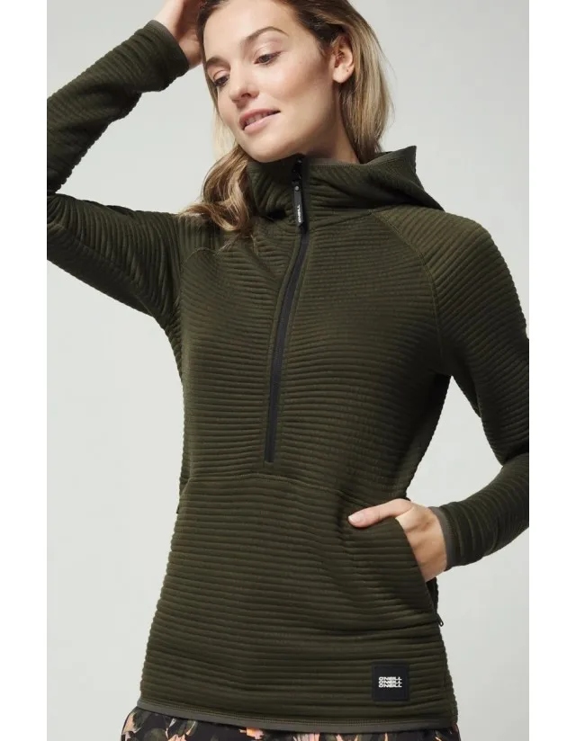 O'NEILL FORMATION HALFZIP WOMAN FLEECE  FOREST NIGHT