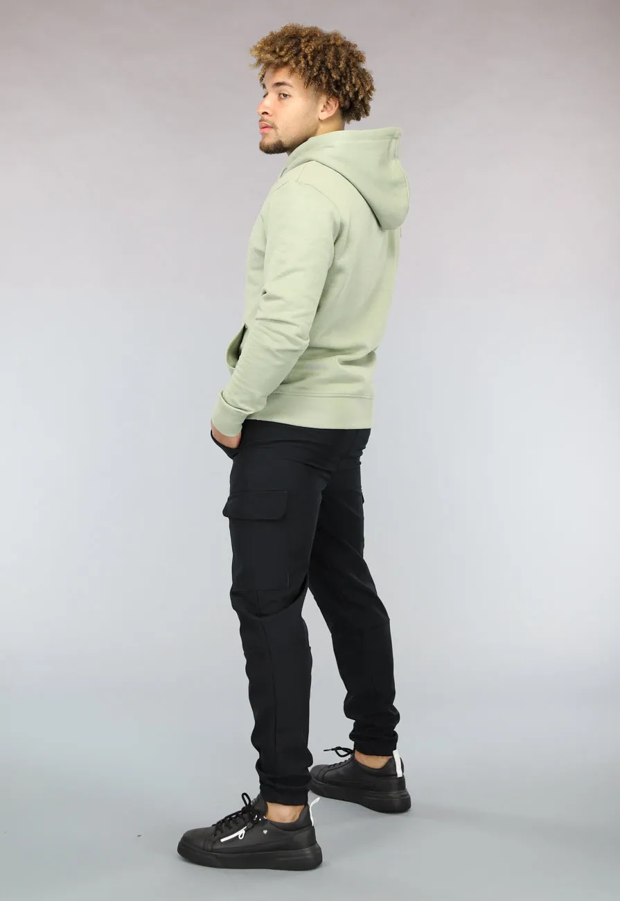 OP=OP.27.NL Zwarte Utility Broek van Travel Stof