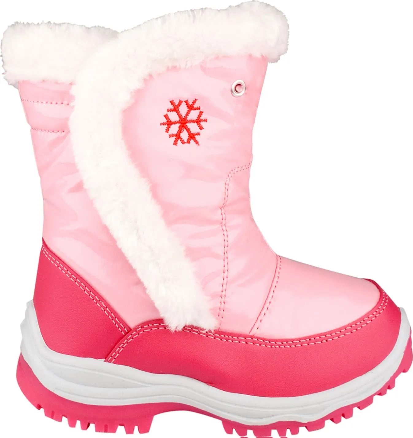 SNOWBOOT WINTERGRIP JUNIOR TEDDY SPRINGER ROZE FUCHSIA