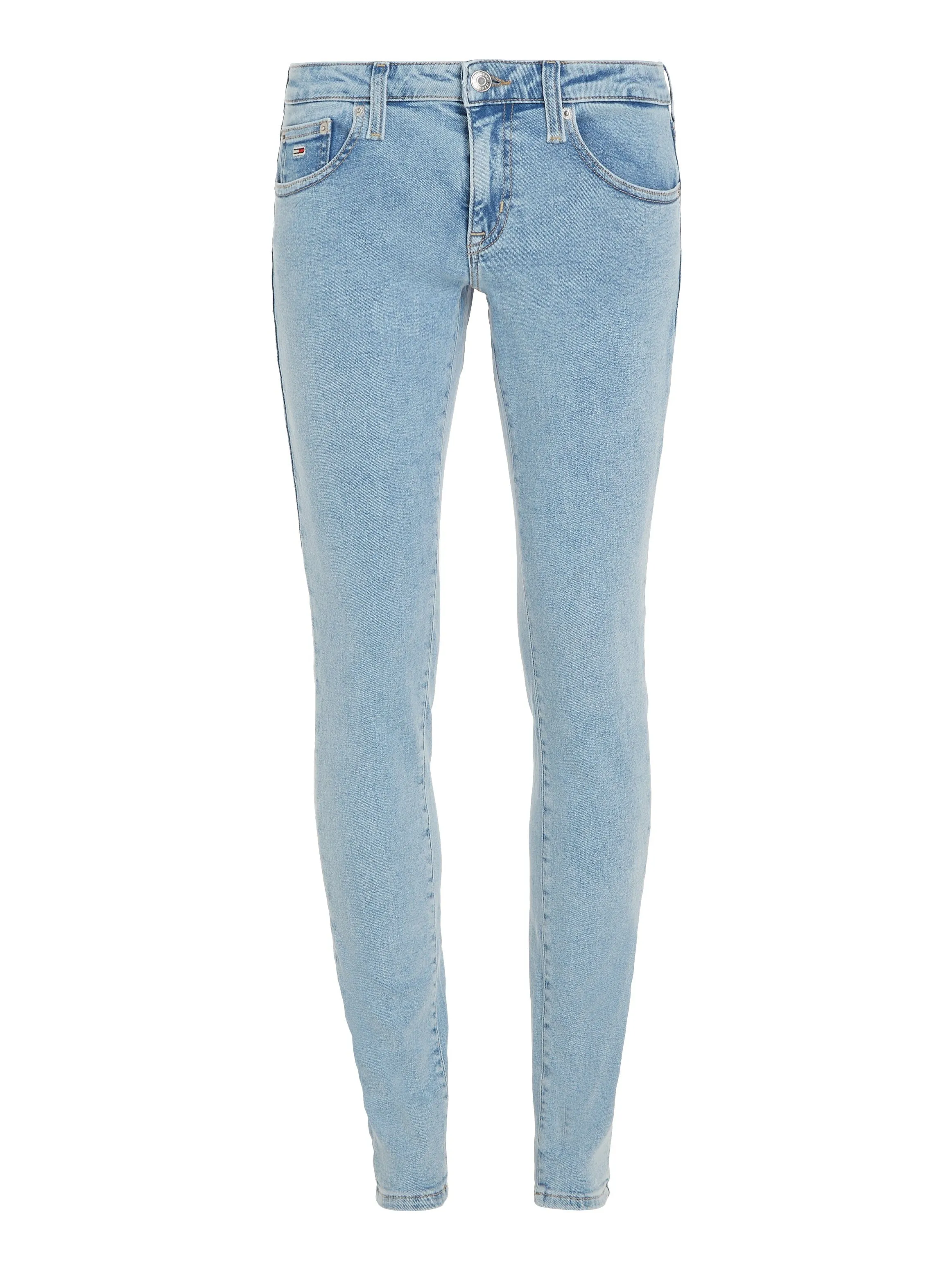 TOMMY JEANS Skinny fit jeans met discrete labels
