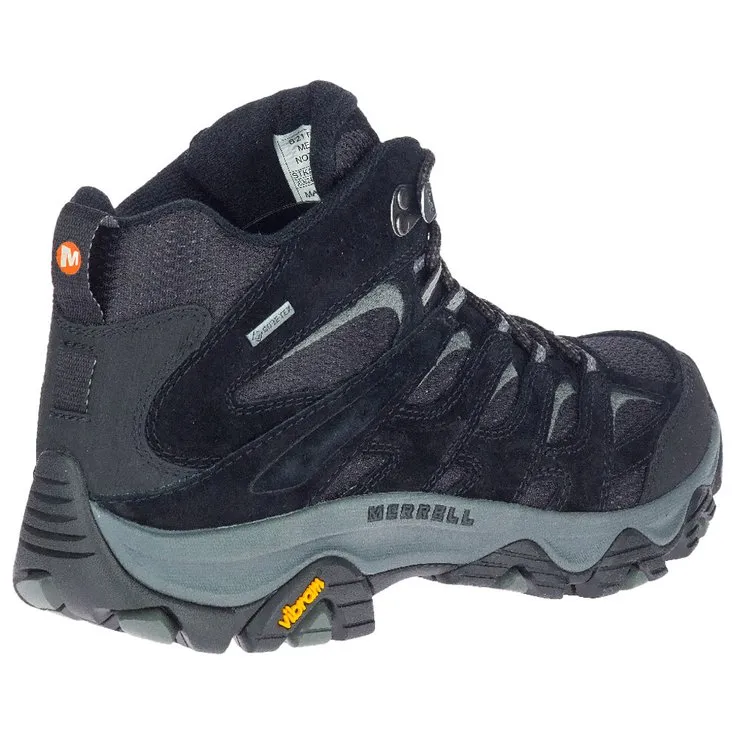 TREKKINGSCHOENEN MERRELL MOAB 3 MID GORETEX BLACK GREY