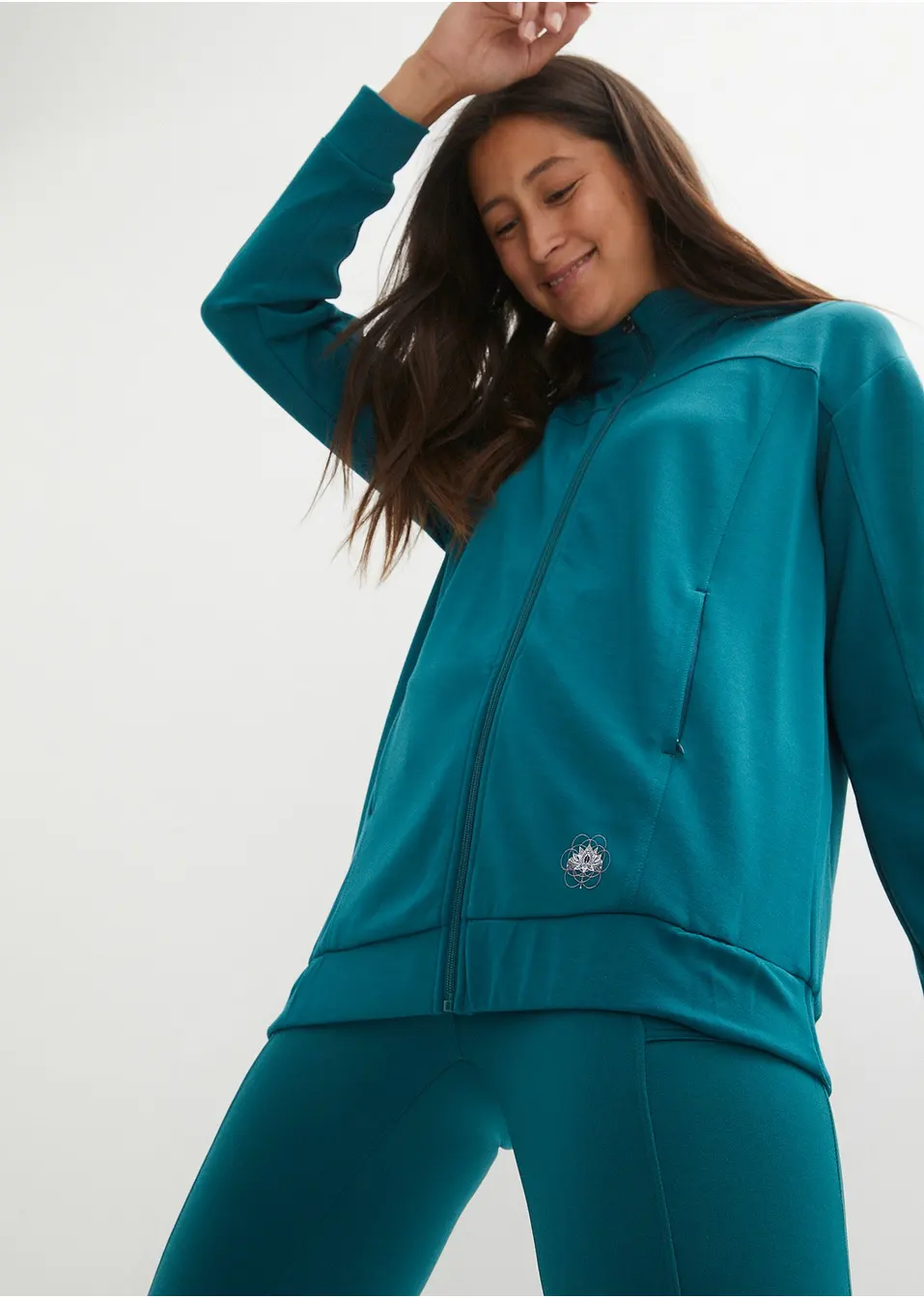 Ultrasoft sweatvest met capuchon en modal   