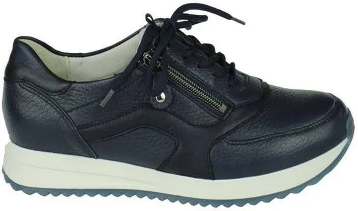 Waldlaufer Blauwe Veterschoenen Vicky Wijdte H