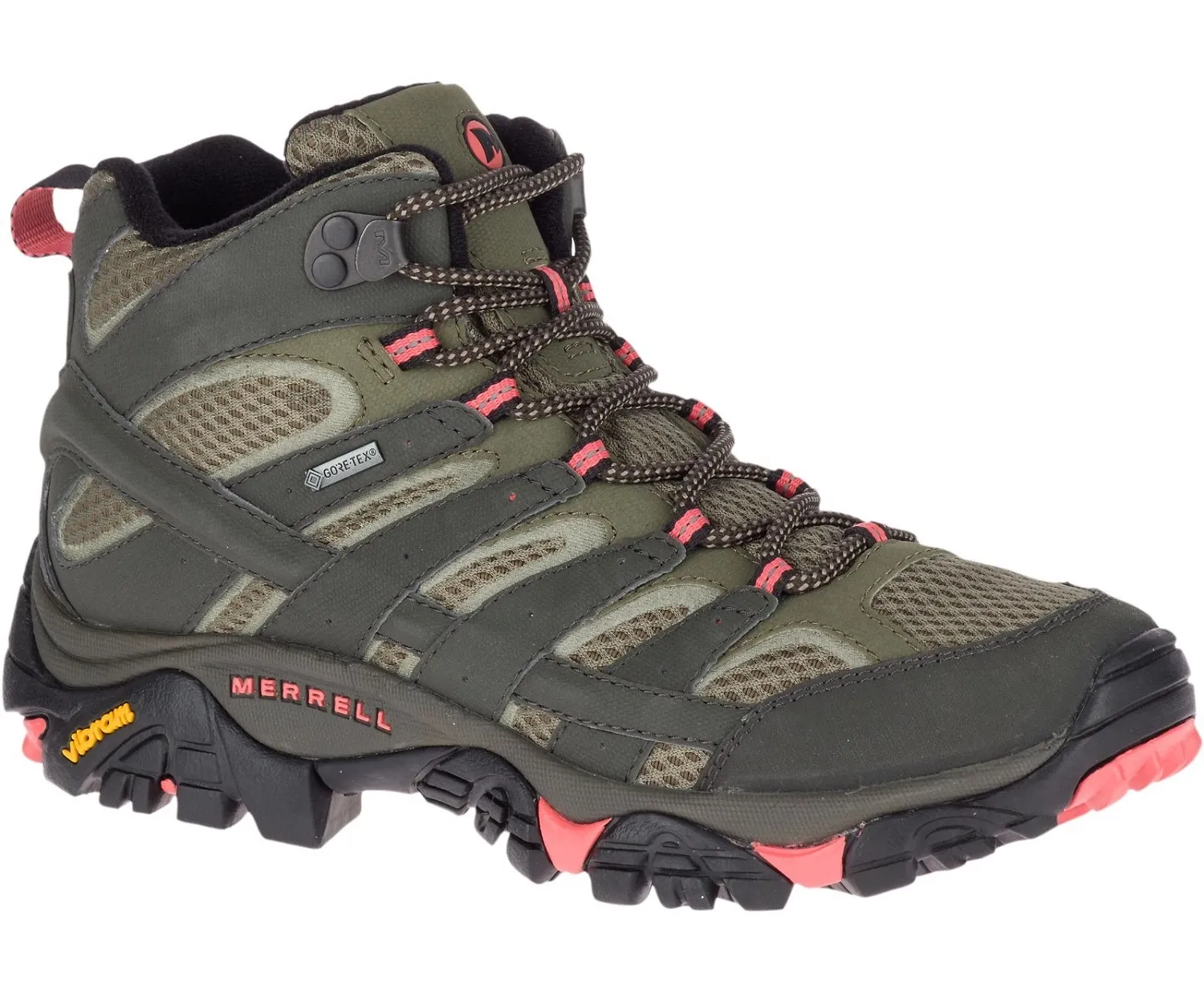 Wandelschoen Merrell Unisex MOAB 2 Mid GTX Beluga Olive